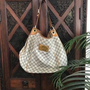Louis Vuitton Damier Azur Galliera Hobo Bag